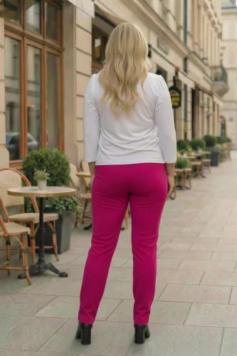 Fashion by Nono Heni nadrág, pink 3XL méretben