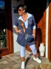 Fashion by Nono 3/4-es leggings, fehér XL méretben