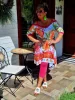 Fashion by Nono 3/4-es leggings, pink XL méretben
