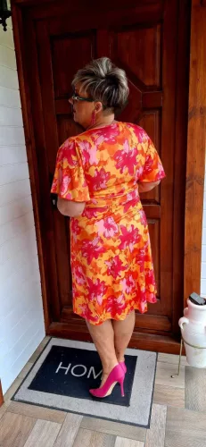 Fashion by Nono Dézi ruha, színes L méretben