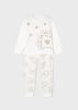 Mayoral kislány pizsama, bézs-mintás 92-től 128-as méretig