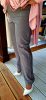 Fashion by Nono Heidi nadrág, szürke-fehér csíkos 3XL méretben