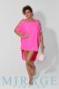 Mirage Zsüsztin szatén szilk tunika, uv pink