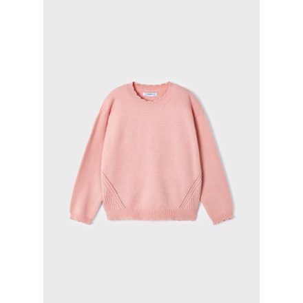 Mayoral mini kislány finomkötött puha pulóver, rózsaszín