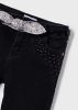 Mayoral kislány gyöngyökkel díszített öves nadrág, fekete 104
