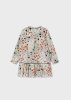 Mayoral mini kislány gyönyörű szívecske mintás finoman csillogó masnis ruha
