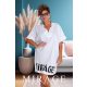 Mirage Fashion Minoretta puplin lezser tunika, fehér