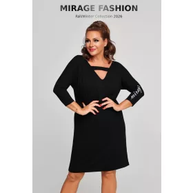 Mirage Molani pántos ruha, fekete