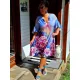 Fashion by Nono Gigi ruha, virágmintás L méretben