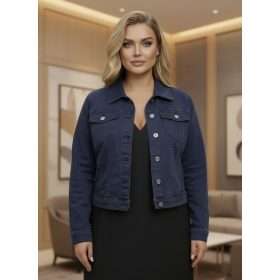 Inez farmerkabát, sötétkék L méretben