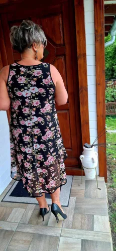 Fashion by Nono Atina ruha stólával, fekete L méretben