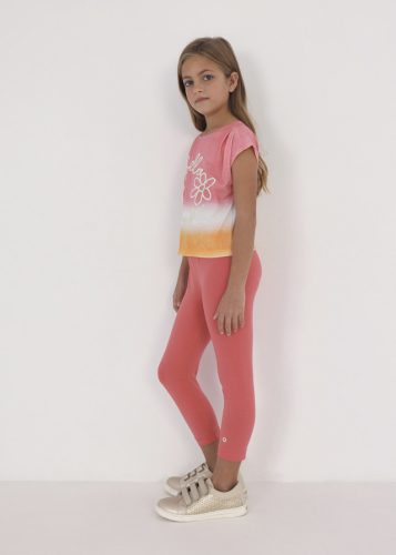 Mayoral lány 3/4-es nyári leggings, korall 160-as méretben