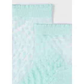 Mayoral kislány gyönyörű zokni, aqua-fehér 104