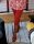 Fashion by Nono 3/4-es leggings, piros 5XL