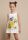 Mayoral kislány trópusi mintás nyári pamut ruha, törtfehér