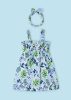 Mayoral kislány ananász mintás nyári ruha, indigó kék