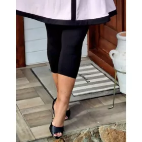 Fashion by Nono 3/4-es leggings, fekete XL méretben