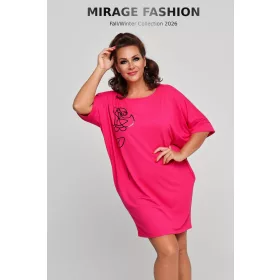 Mirage Belami zsebes bő tunika, pink