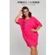 Mirage Belami zsebes bő tunika, pink