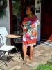 Fashion by Nono Jázmin tunika/ruha, fehér-mintás XL méretben