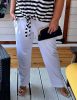 Fashion by Nono Léna nadrág, fehér XL méretben