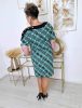 Fashion by Nono Torino ruha, zöld-mintás XL