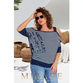 Mirage Bácska felső, sötétkék-csíkos