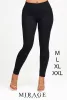 Mirage Magas derekú leggings, fekete L méretben