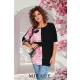 Mirage Trikru tunika, cseresznyevirág mintás
