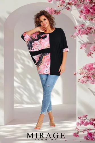 Mirage Trikru tunika, cseresznyevirág mintás