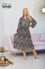 Nolino for WMN Dior fodros dupla ruha, leopárd mintás
