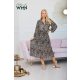 Nolino for WMN Dior fodros dupla ruha, leopárd mintás