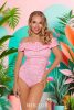 Mirage Szandra body, rózsaszín-mintás