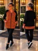 Fashion by Nono Xéna jogging felső/kabátka, fekete-mintás XL méretben