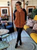 Fashion by Nono Xéna jogging felső/kabátka, fekete-mintás XL méretben