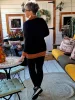 Fashion by Nono Xéna jogging felső/kabátka, fekete-mintás XL méretben