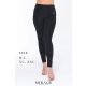 Mirage super strech díszvarrásos leggings, fekete L méretben