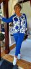 Fashion by Nono Xéna jogging szett, királykék-mintás 2XL méretben
