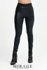 Mirage elasztikus műbőr leggings, fekete M méretben