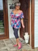 Fashion by Nono Kiara felső, mintás 5XL méretben