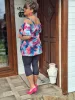 Fashion by Nono Kiara felső, mintás 5XL méretben
