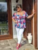 Fashion by Nono Kiara felső, mintás 5XL méretben