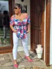 Fashion by Nono Kiara felső, mintás 5XL méretben