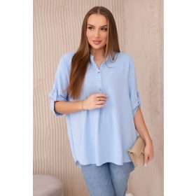 Fresh könnyed tavaszi blúz, világoskék