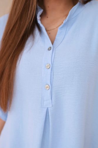Fresh könnyed tavaszi blúz, világoskék