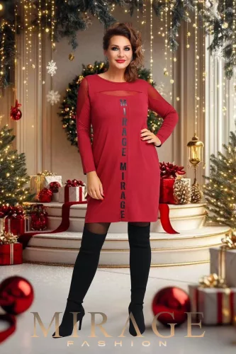 Mirage Sunny ruha, bordó