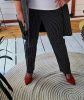 Fashion by Nono Dolly nadrág, fekete-fehér csíkos 2XL méretben