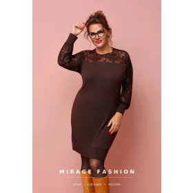 Mirage Opal ruha, csokibarna