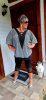 Fashion by Nono Léda felső, ezüst-fekete lurex 2XL méretben
