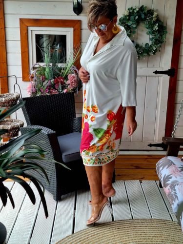 Fashion by Nono Ingruha, fehér-mintás